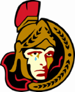Senators logo w/ tear