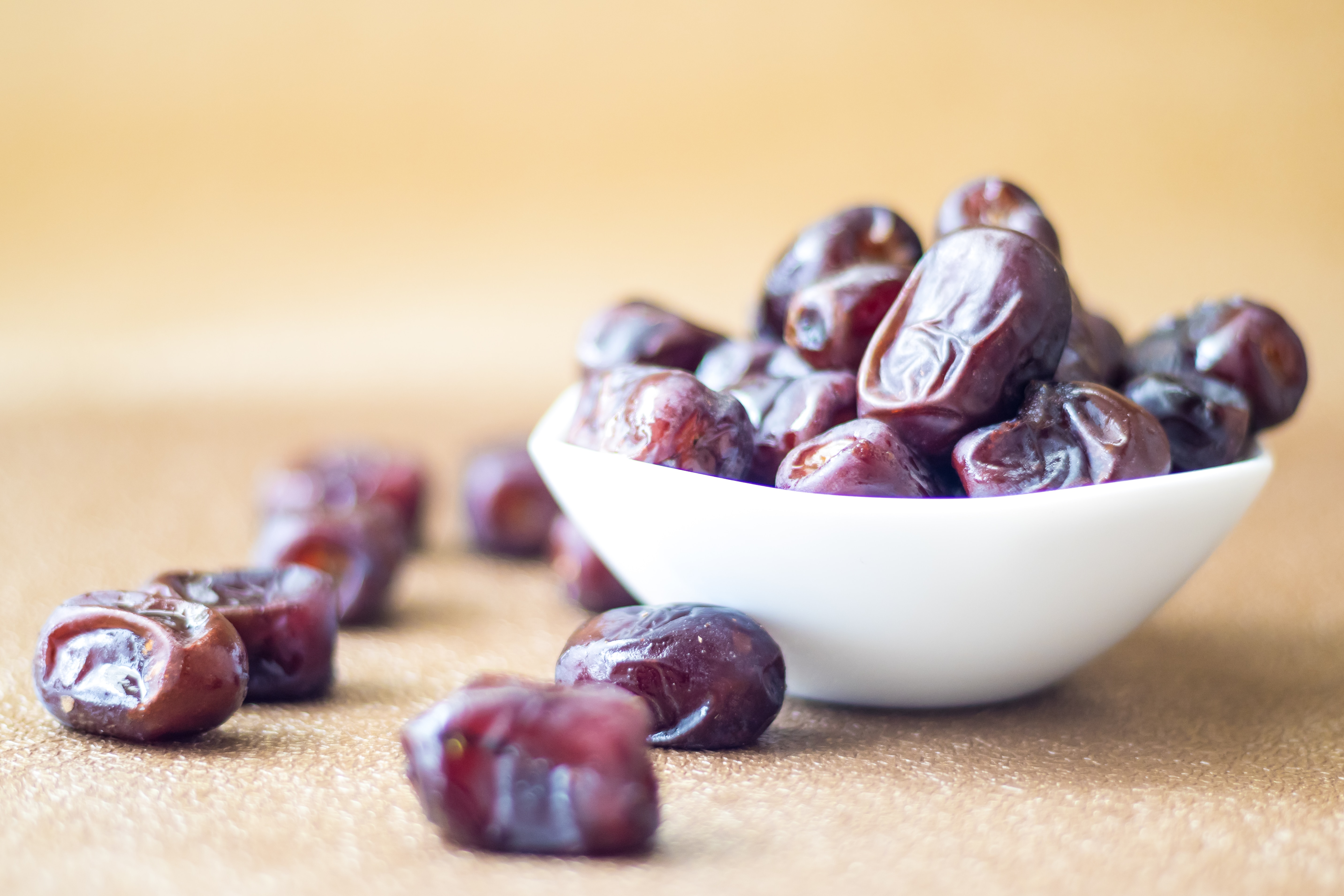 A bowl of date fruits.