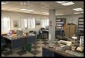 'The Office', 3d-rendered in POVray