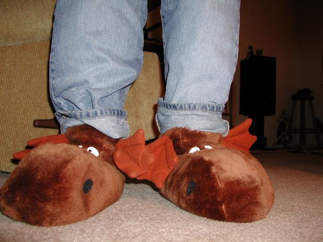 moose slippers