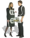 Tacky plug and socket costumes